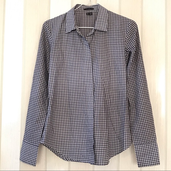 Theory Button Down Long Sleeve Shirt - Picture 1 of 5